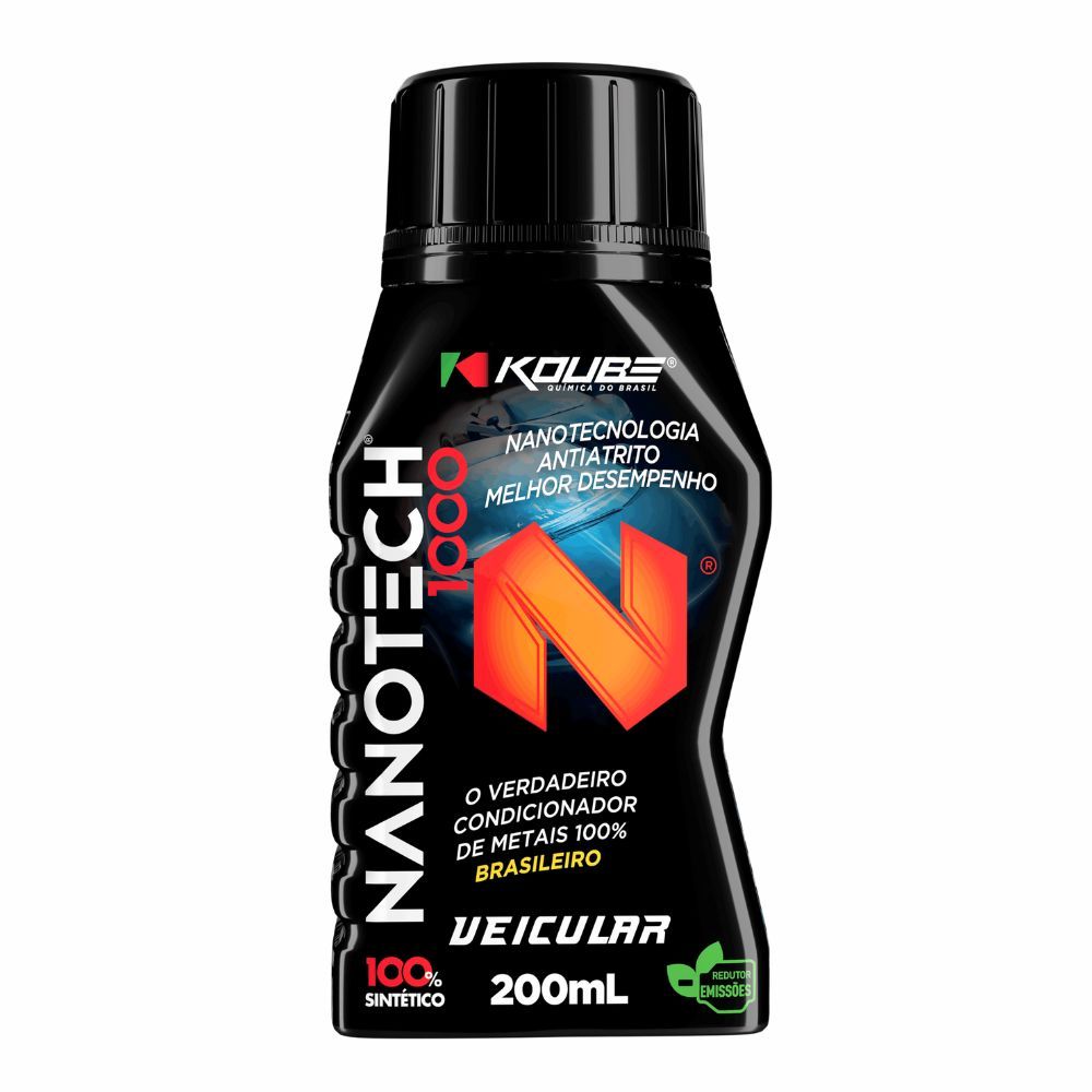 Condicionador de Metais Sintético Nanotech 1000 Koube Original Nanotecnologia Antiatrito - 200ml