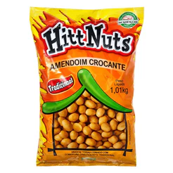 Amendoim Natural Torrado Crocante 1,01kg Hitt Nuts