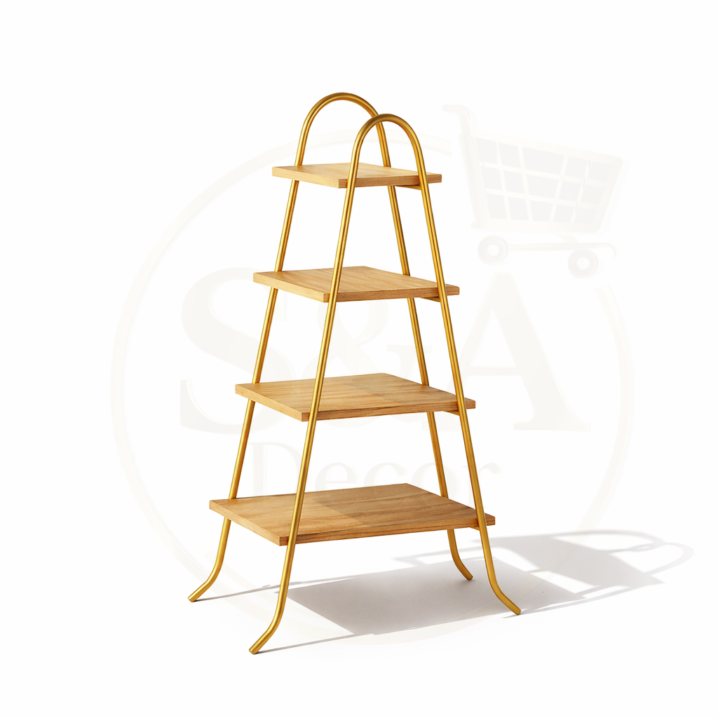 Escada Expositora Doces Lembrancinhas Para Festas Decorações 4 Andares em Oferta na Shopee