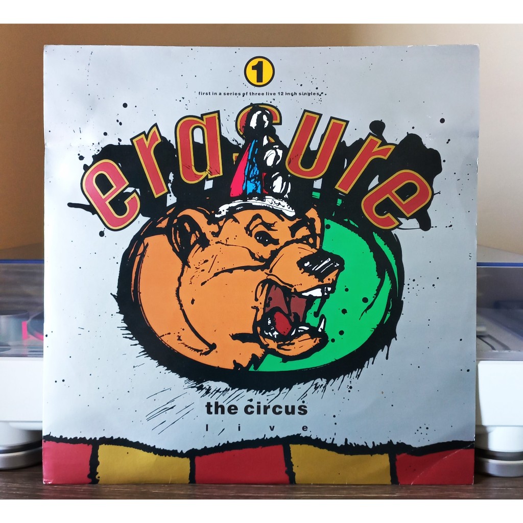LP Erasure - The Circus (Live) - Single 1 Vinil 12'' Importado
