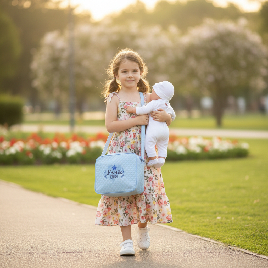 Bolsa De Boneca Bebe Reborn Luxo Rosa Azul Matelassê Original Mamãe Reborn em Oferta na Shopee