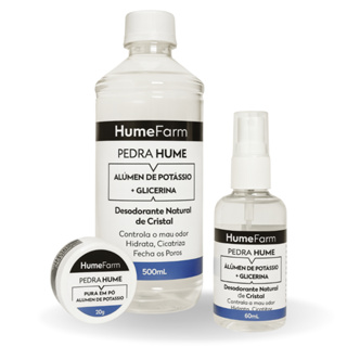 Pedra Hume Kit Com 1 de 500ml + 1 de 60ml + 1 de 20g Desodorante de Cristal em Oferta na Shopee