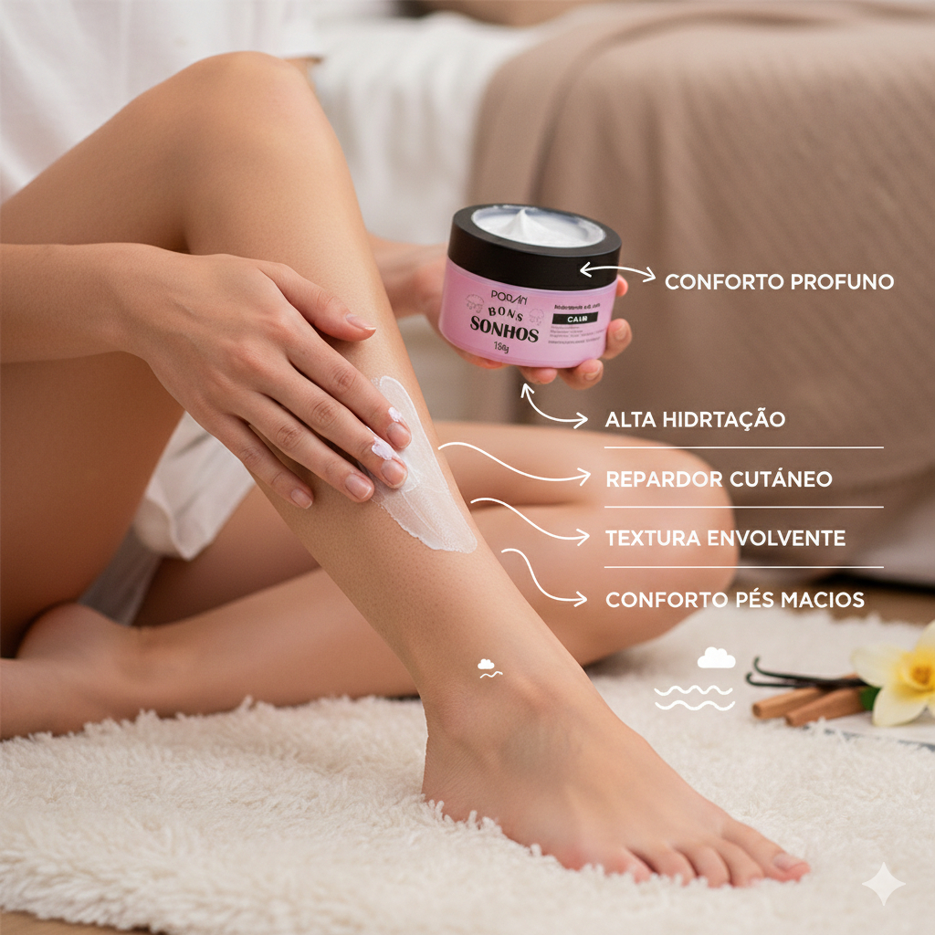 HIDRATANTE PARA OS PÉS BONS SONHOS CALM 150G