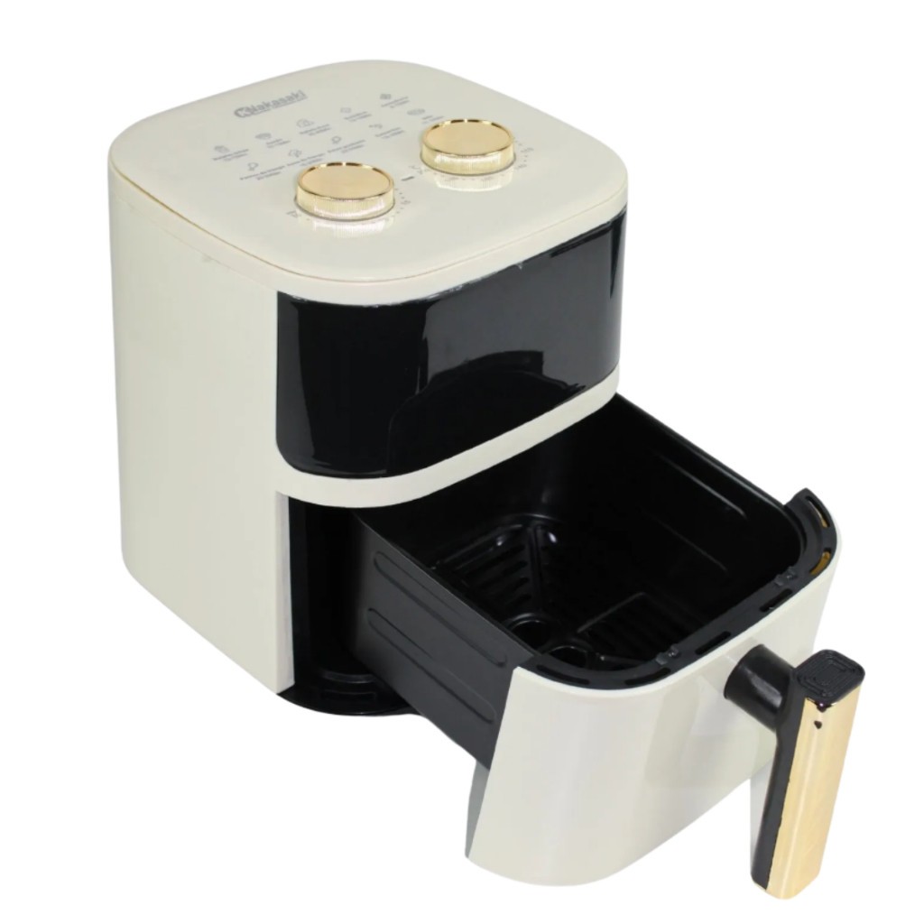 AirFryer Fritadeira Eletrica Sem Óleo 3,1L Panela de Fritar a Vapor Cor Branca em Oferta na Shopee