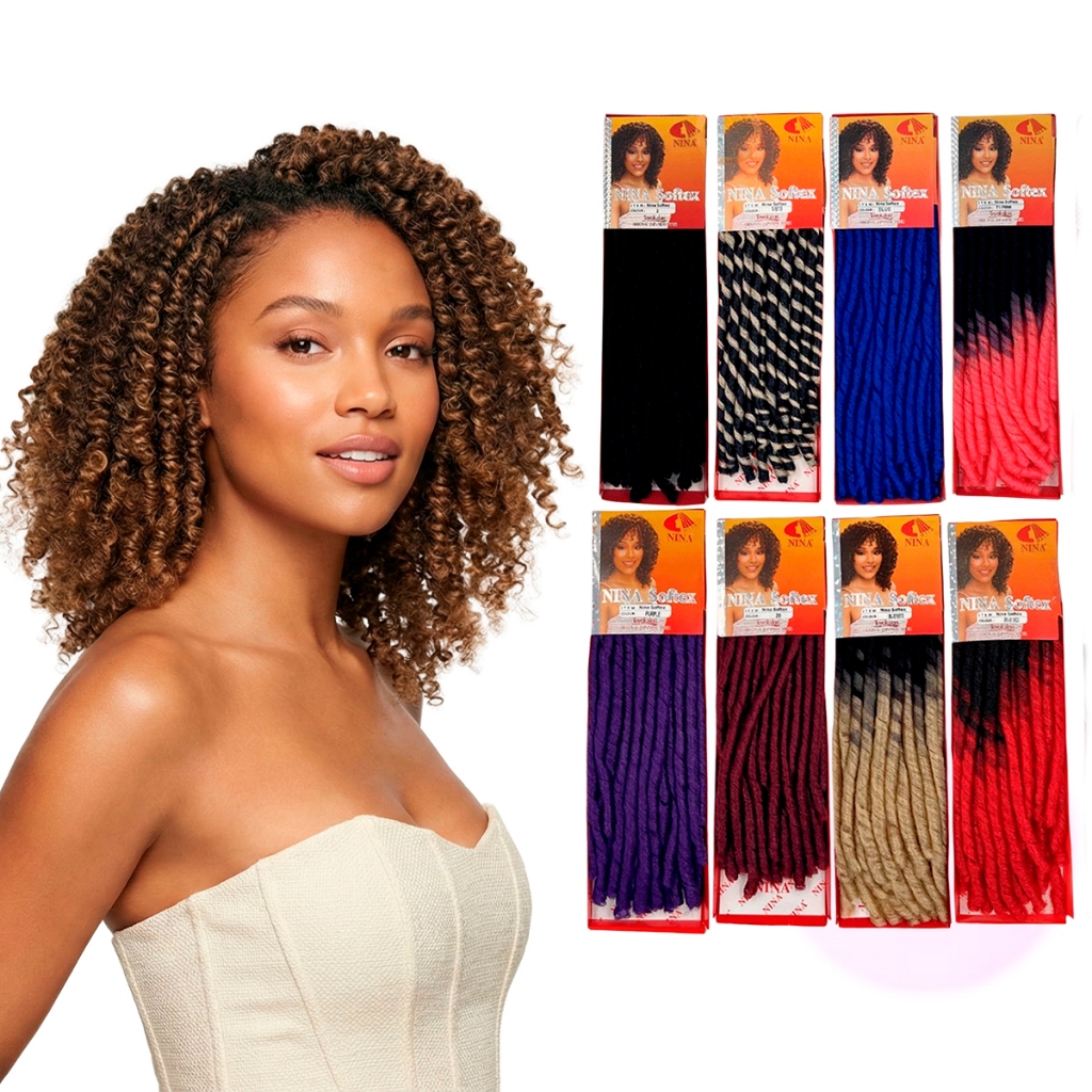 Cabelo Nina Soft Dread 70g Beauty Express | Fibra Sintética para Crochet Braid