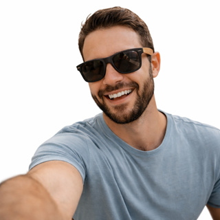 Óculos De Sol Masculino Bambu 2025 em Oferta na Shopee