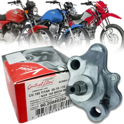 Bomba Óleo Cg Titan 150 Fan 150 2004 A 2015 Fan 125 2009 A 2015 Vini