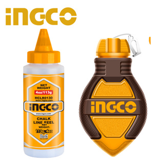 Kit Giz de Linha Marcador 30m INGCO com Nível e Pó Azul em Oferta na Shopee