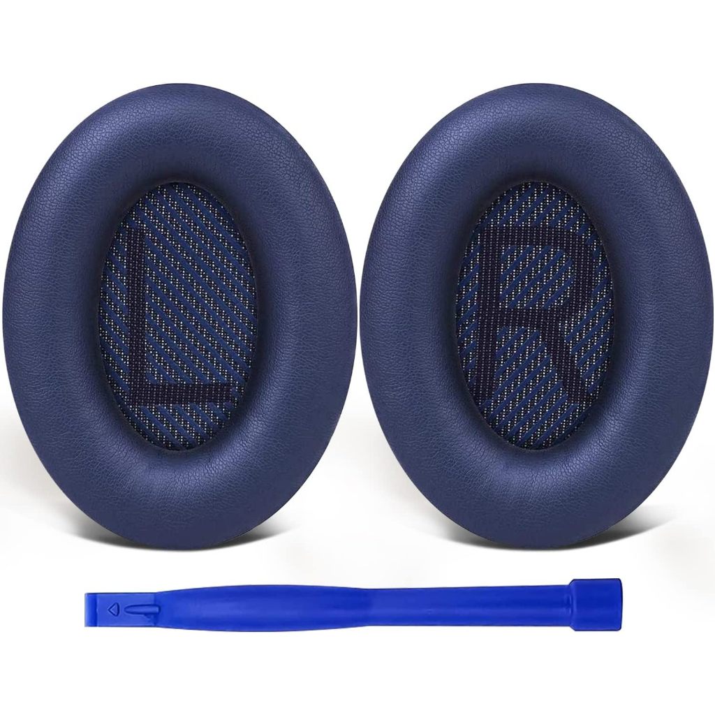 Espuma Compatível com fone de ouvido Bose modelo Qc 35 Azul - Qc35 1º e 2º Geração com manual