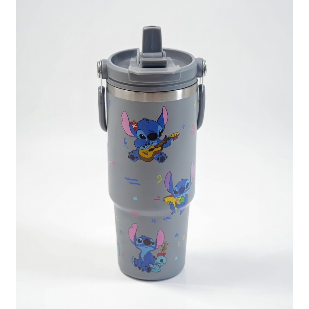 Copo Garrafa Térmica 900ml Stitch Fofo Bebidas Quentes e Frias em Oferta na Shopee