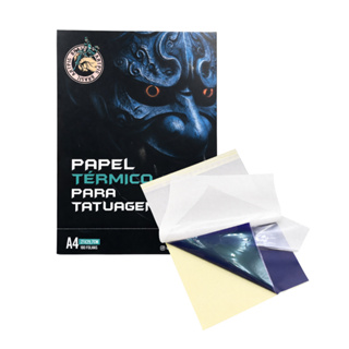 folhas papel hectográfico térmico decalque tatuagem Papel termal em Oferta na Shopee