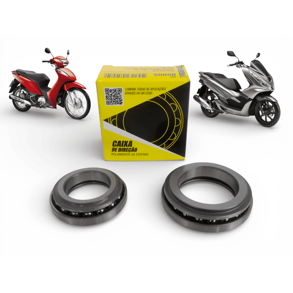Caixa de Direção Esférica Honda C100 Biz Win Pop 100/110 PCX em Oferta na Shopee