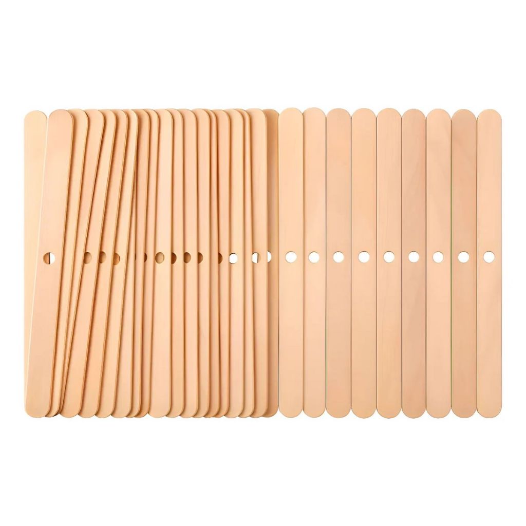 Kit Centralizador de Pavio p/Velas Artesanais  Madeira c/ Furo em Oferta na Shopee