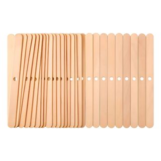 Kit Centralizador de Pavio p/Velas Artesanais  Madeira c/ Furo em Oferta na Shopee