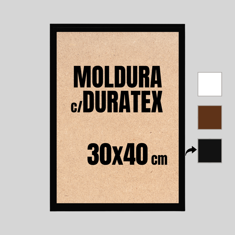 Moldura Quadro com Duratex 30x40cm em Oferta na Shopee