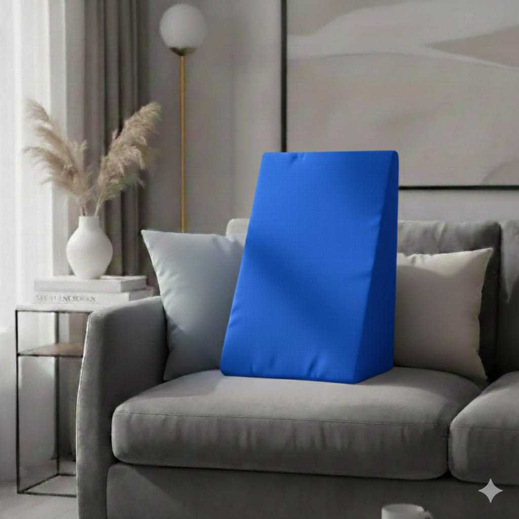 Capa  para almofada Suave Encosto / Fronha para Travesseiro Triangular com Zíper Grande em Oferta na Shopee