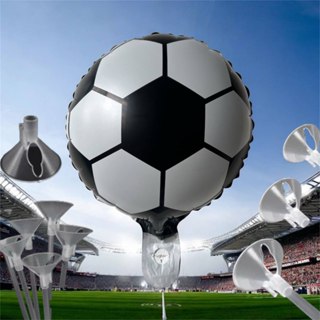 10 Balão metalizado Bola De Futebol de mesa + 10 Varetas 33cm em Oferta na Shopee