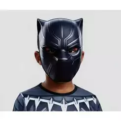 Máscara Infantil Pantera Negra Realista 3D Envio Imediato !
