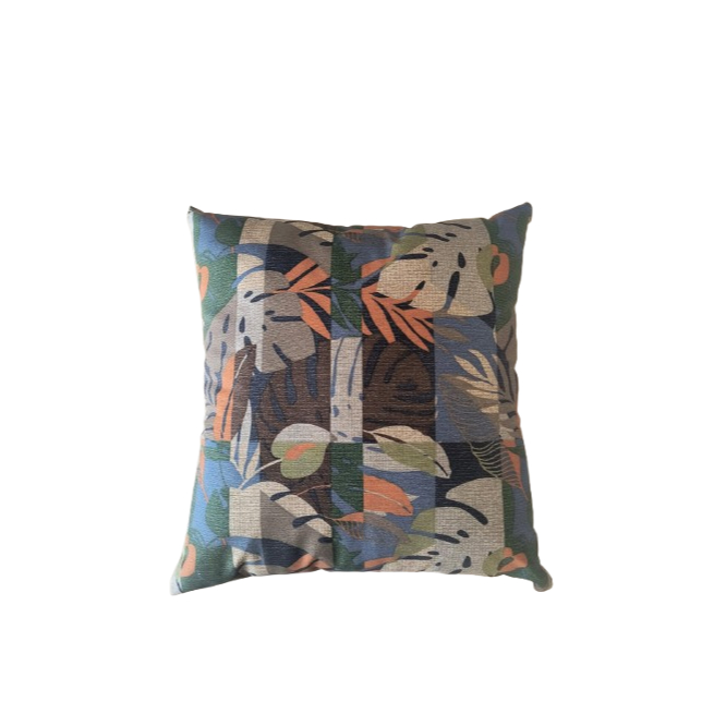 Capa de Almofada 45x45 cm Tecido Acquablock Emborrachado Estampado Decorativa Sala Sofá Área Externa