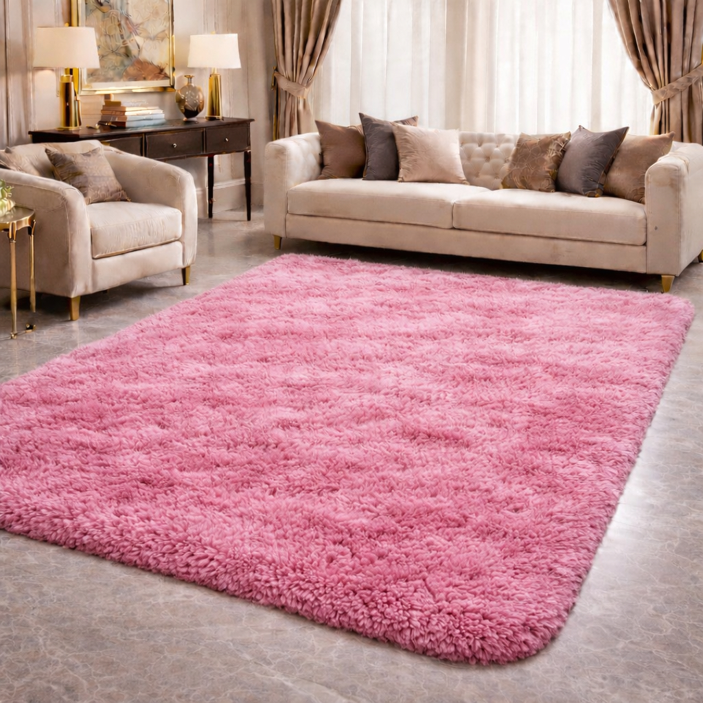 Tapete Felpudo  1,00 x 1,50Mt Para Sala e Quarto em Oferta na Shopee