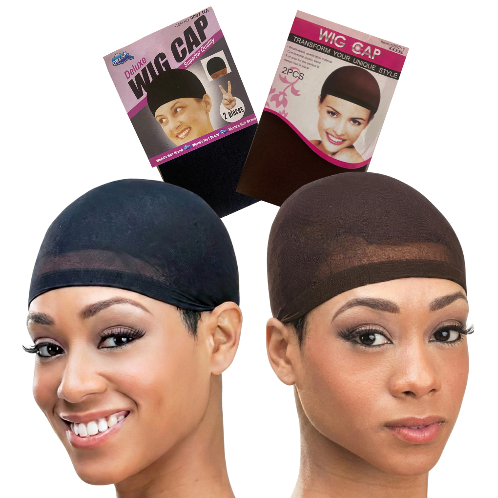 2 Unidades Touca Para Peruca Wig Cap Front Ou Full Lace em Oferta na Shopee