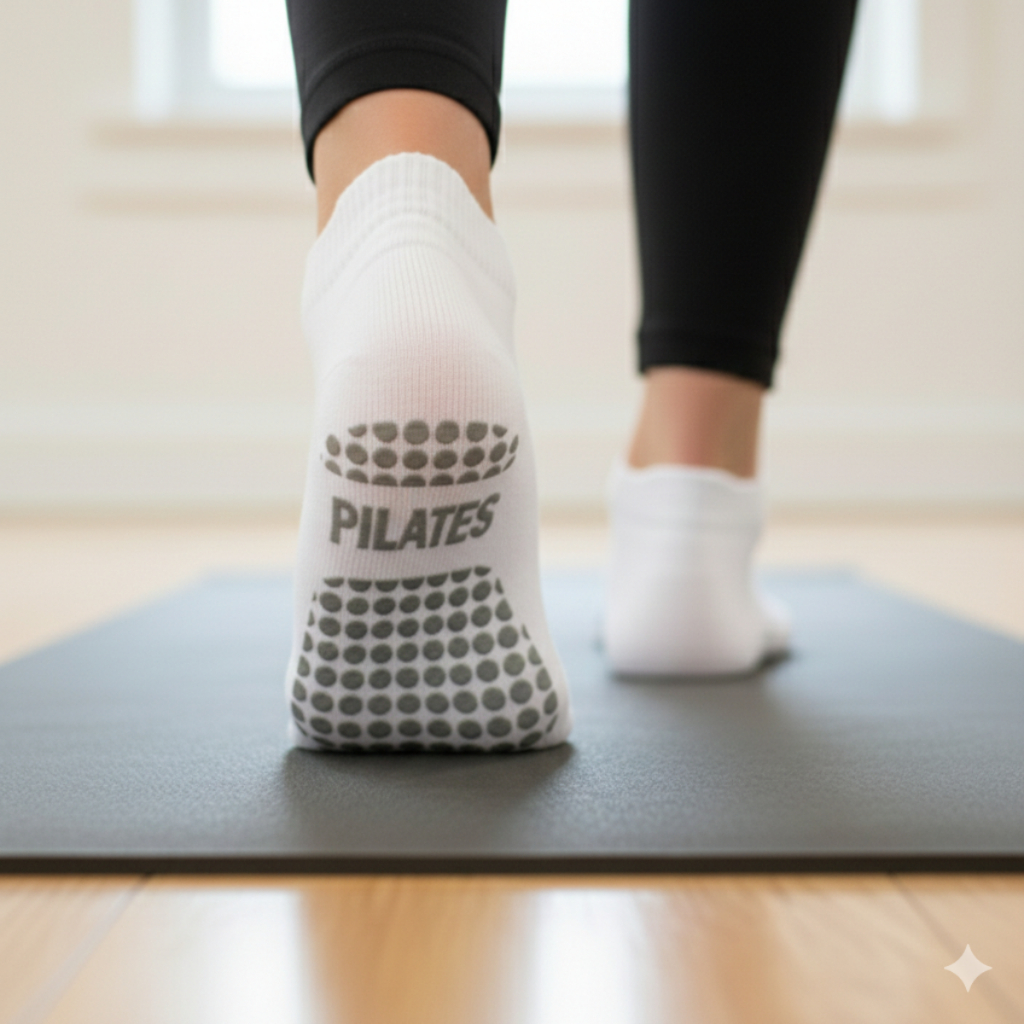 Meia Sapatilha Antiderrapante Pilates Yoga Academia Hidro