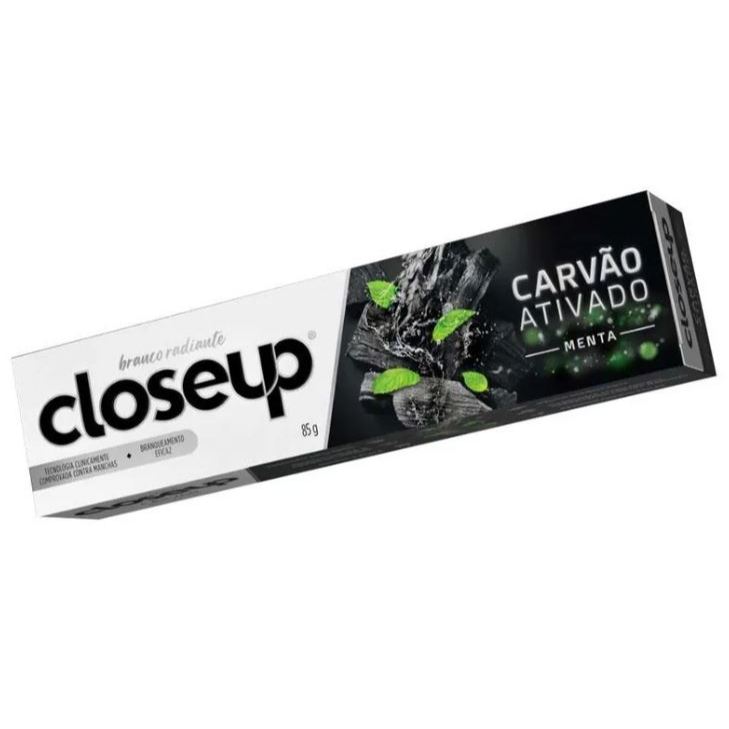 Creme Dental Closeup Carvão Ativado Menta 85g