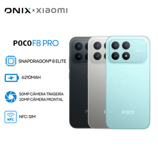 Xiaomi Poco F8 Pro 5G,Versão Global 256-512GB/12 GB RAM, Processador Snapdragon 8 Elite, Câmera 50MP, Novo Lacrado