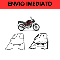 Bagageiro Churrasqueira Reforçado Honda Cg Titan Fan 150 2014 Fan 160 2015 Até 2017