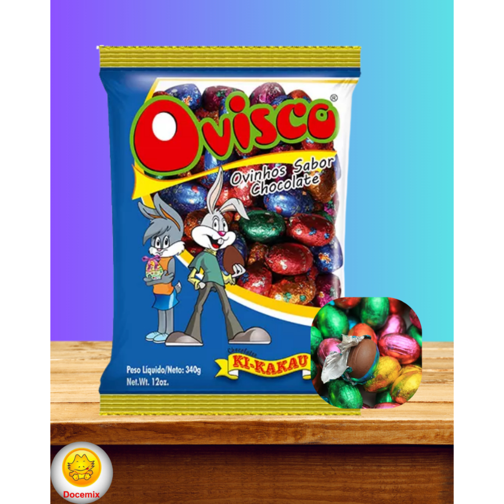 Chocolate Ovisco Mini Ovos Pct 340g (Apx. 50 Uni) – Ki-Kakau em Oferta na Shopee