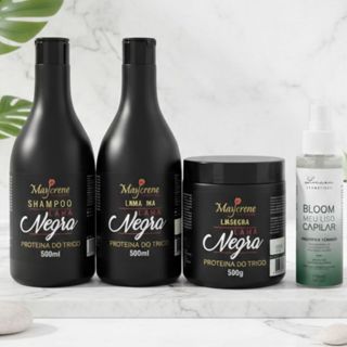 Kit Matizador Capilar Lama Para Tons Escuros + Meu liso Capilar Loccan 120ml em Oferta na Shopee