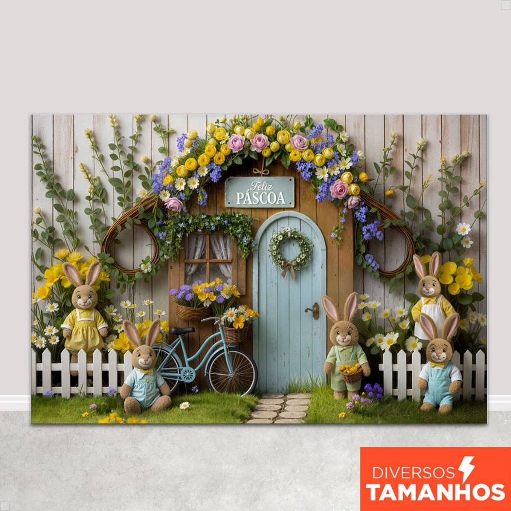 Painel Fundo Fotográfico Sublimado Páscoa Cenário de Foto Sublimado Em Tecido em Oferta na Shopee