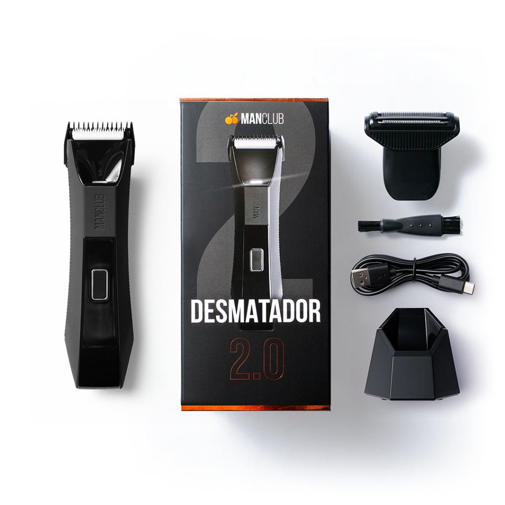 O Desmatador 2.0 da MANCLUB - Aparador elétrico de pelos corporais em Oferta na Shopee