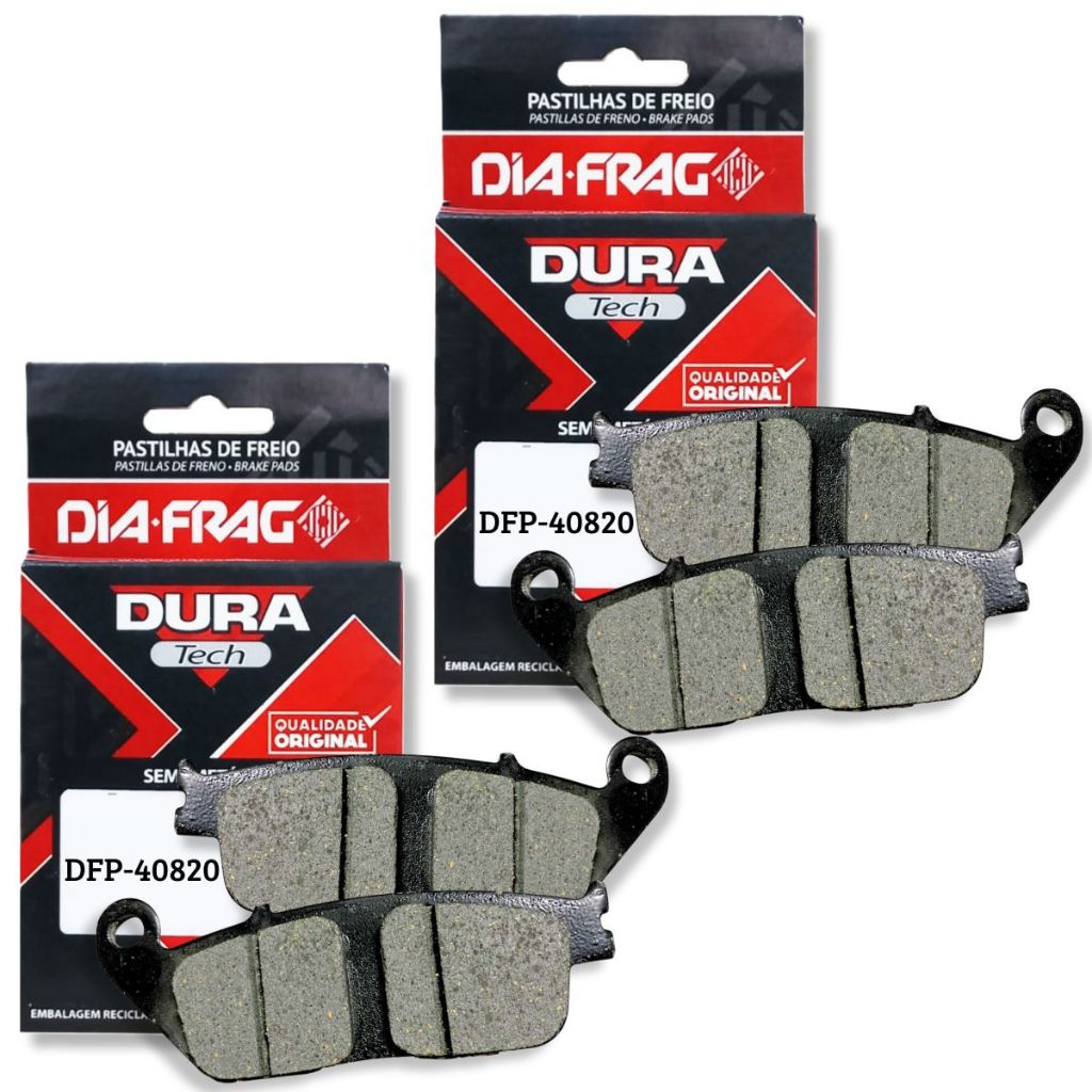 Kit Pastilhas de Freio Dianteiras Cb 500X 2023 2024 Diafrag em Oferta na Shopee