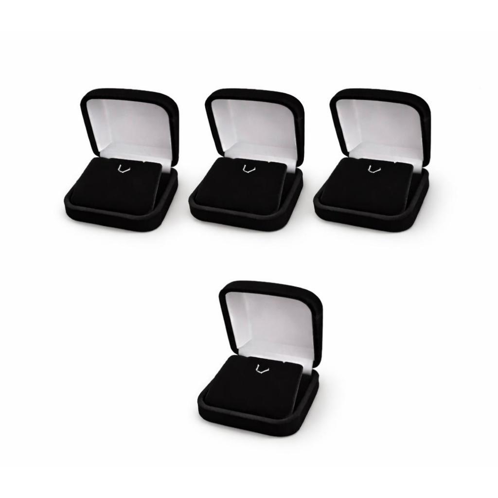 Caixinhas De Veludo - Compre 3 Ganhe 1 De Brinde Cor Unica 4 unidades
