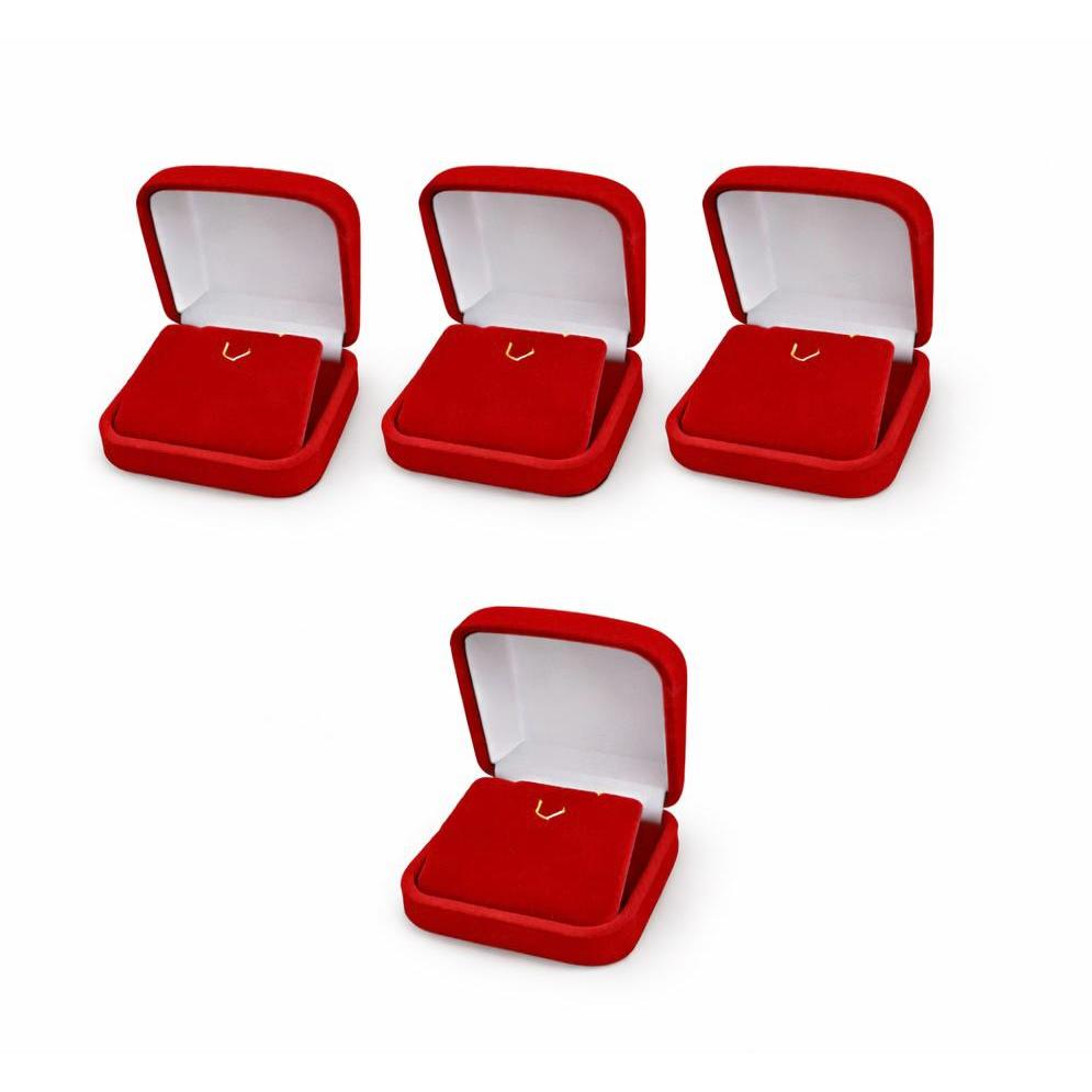 Detalhes do Caixinhas De Veludo - Compre 3 Ganhe 1 De Brinde Cor Unica 4 unidades