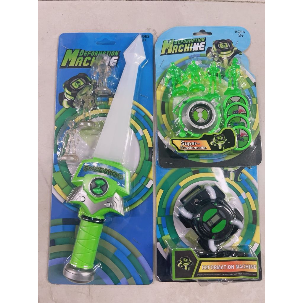Relogio Infantil Ben 10 Omnitrix C/ Luz Hora Sons Aliens