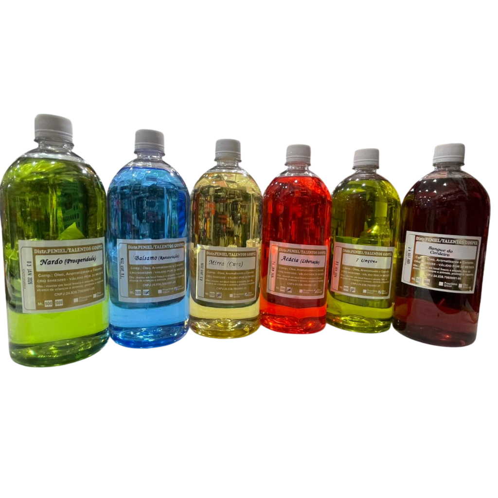 Óleo de Unçao de 1litro Kit C/4 e BRINDE em Oferta na Shopee