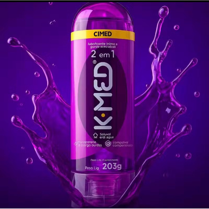 KIT - KMED Gel de Massagem e Lubrificante Íntimo em Oferta na Shopee