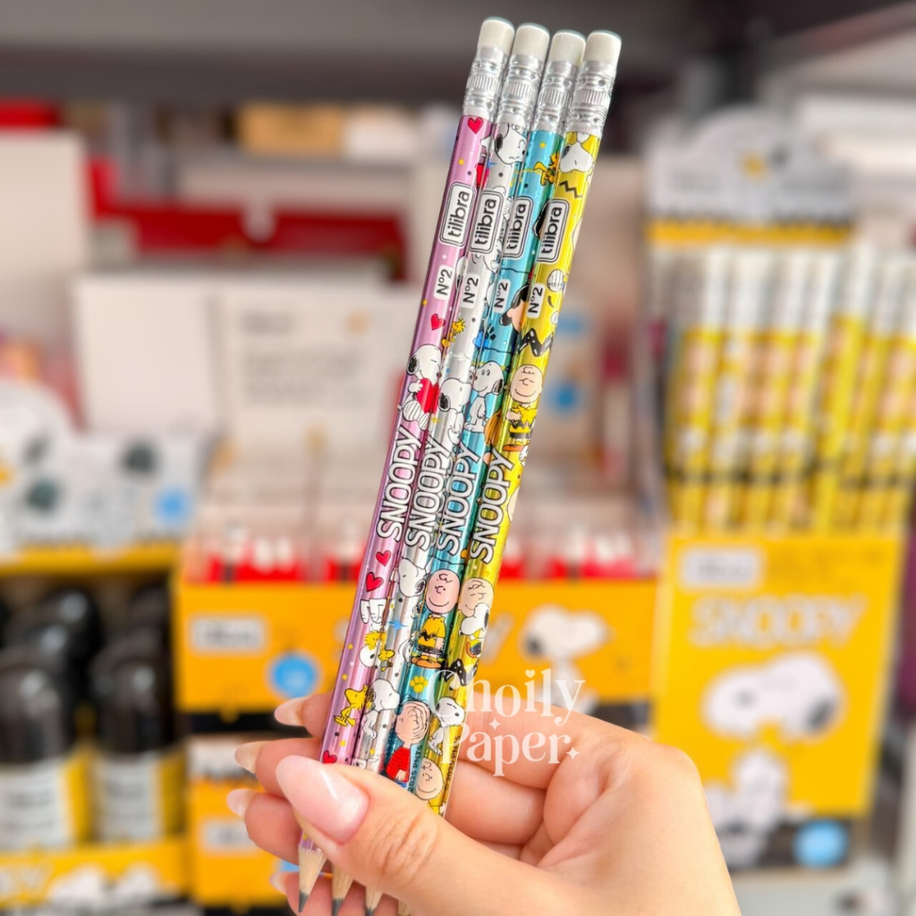 Kit Lápis de Escrever Snoopy N2 - Tilibra
