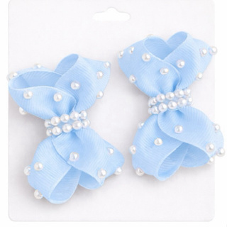 Laço Infantil com Pérolas luxo| Par de Laços | 5cm ou 6,5cm | Menina em Oferta na Shopee