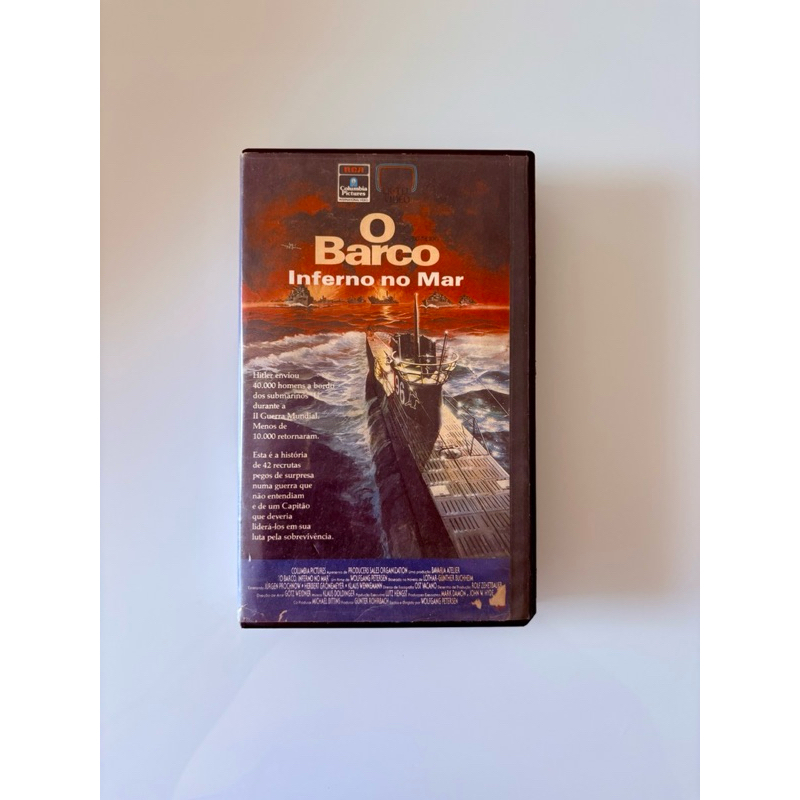 VHS FITA O BARCO INFERNO NO MAR ORIGINAL LEGENDADO RARIDADE