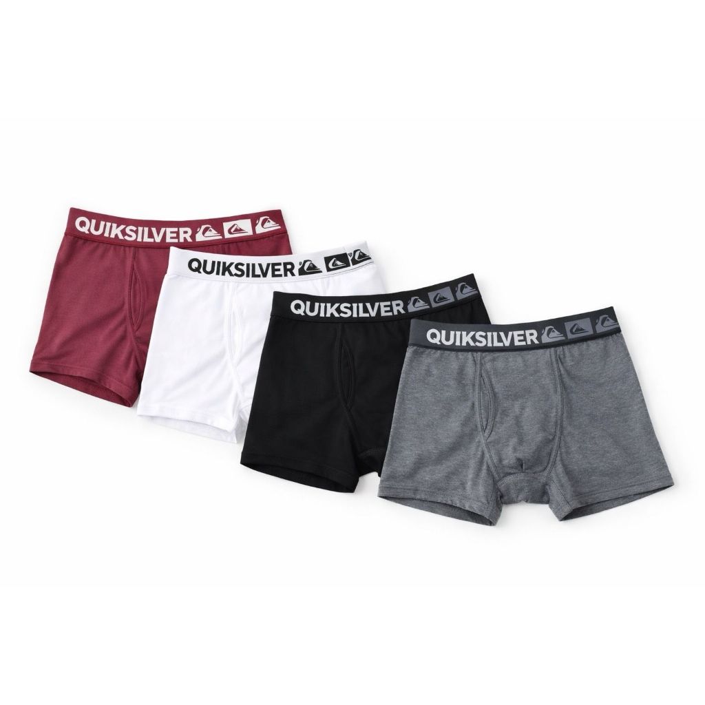Kit Cuecas  boxer Quiksilver  4 unidades exclusiva algodão envio imediato