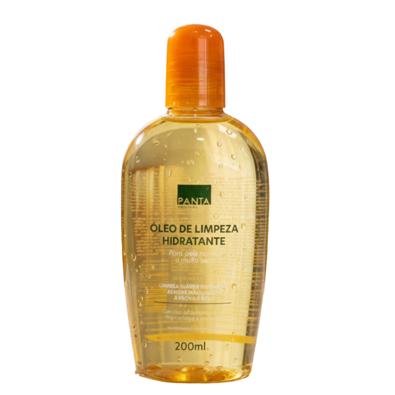 Óleo de Limpeza Hidratante Panta 200ml Pele Normal a Seca Remove Maquiagem