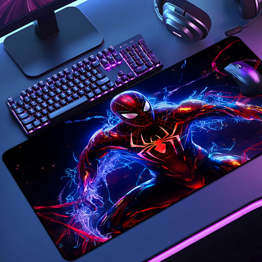 Mouse Pad Home Aran Gamer XXL Antiderrapante Setup Speed Extra Grande Diversas Borda Costurada