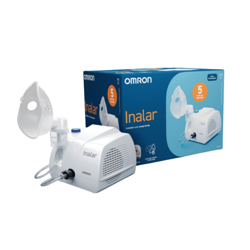 Inalador compressor Inalar NE-C701 em Oferta na Shopee
