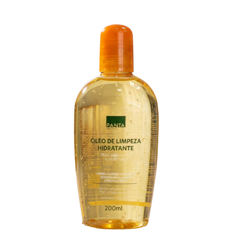 Óleo de Limpeza Hidratante Panta 200ml Pele Normal a Seca Remove Maquiagem