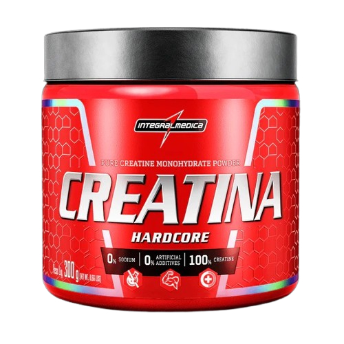 Creatina Integralmédica Monohidratada 300g 100% Pura Força e Massa Muscular