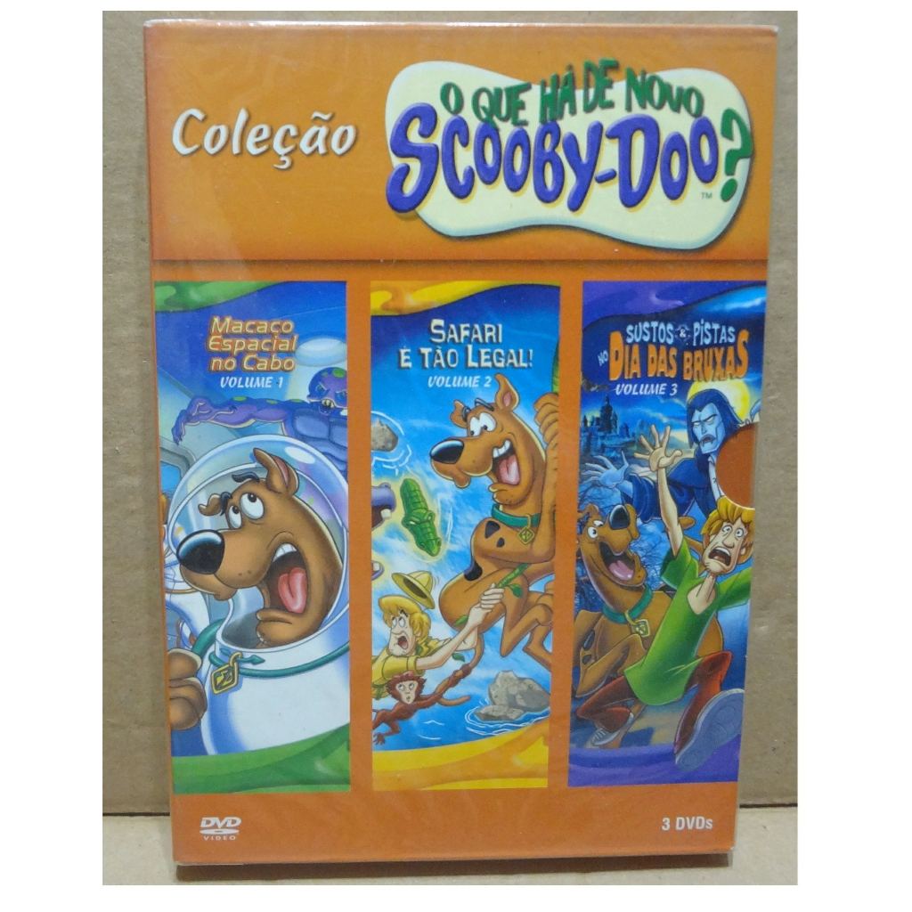 Scooby-doo Coleção O Que há de Novo Box 3 DVDs com 12 Episódios Raridade Original e Lacrado