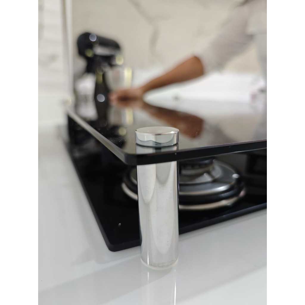Tampa de Vidro Versátil Para Cooktop Fischer 5 Boca Linha Decor Slim Resistente e Elegante